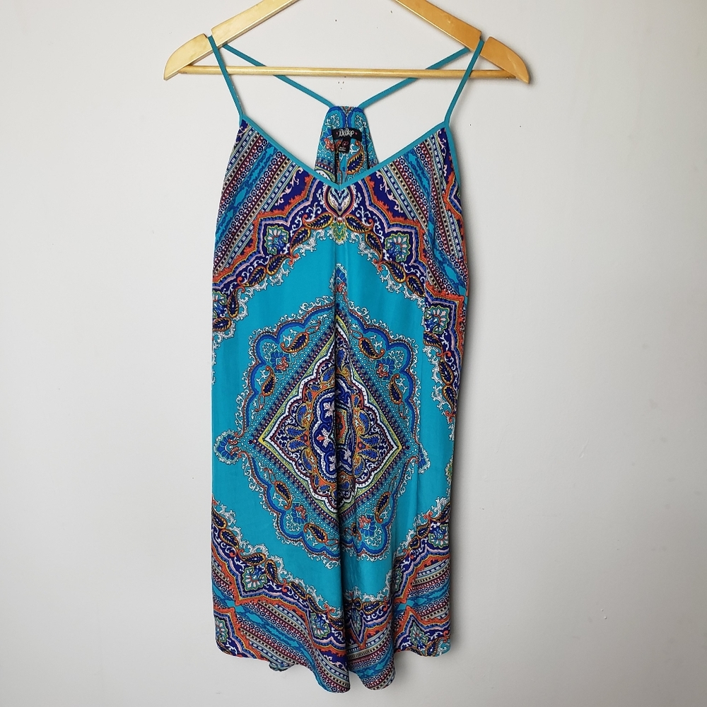 BeBop boho racerback mini dress M